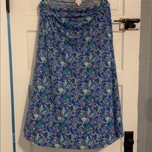 Slinky Lularoe Maxi Skirt L